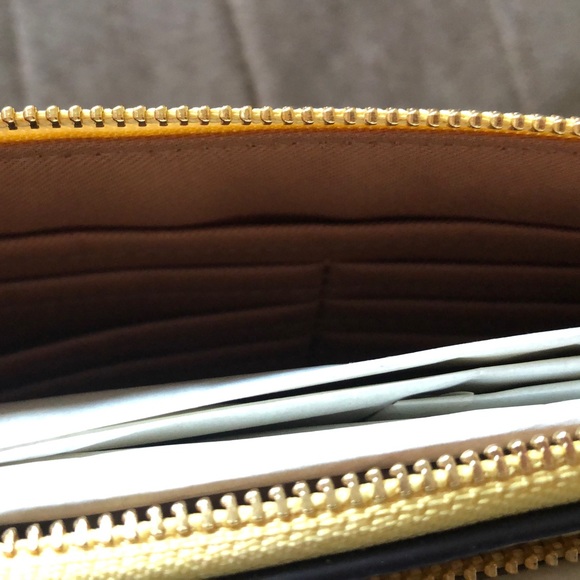 Coach Tech Wristlet in Retro Yellow - Picture 2 of 4